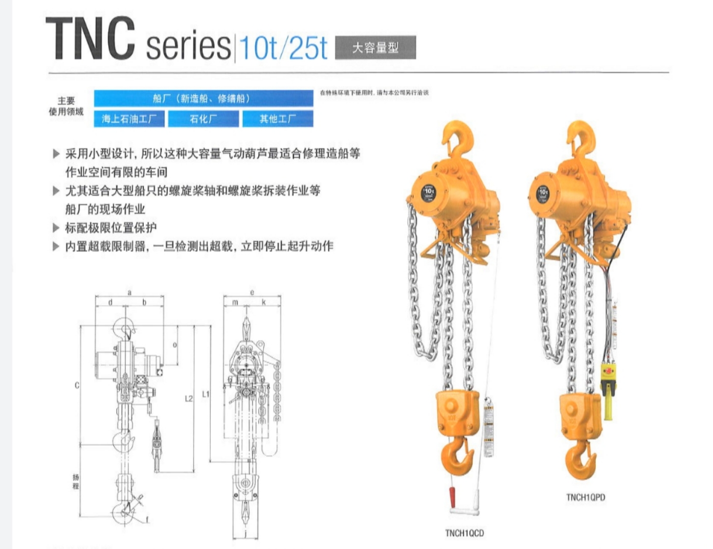 KITO  TNC	series|10t/25t	ͺJ 
PI: